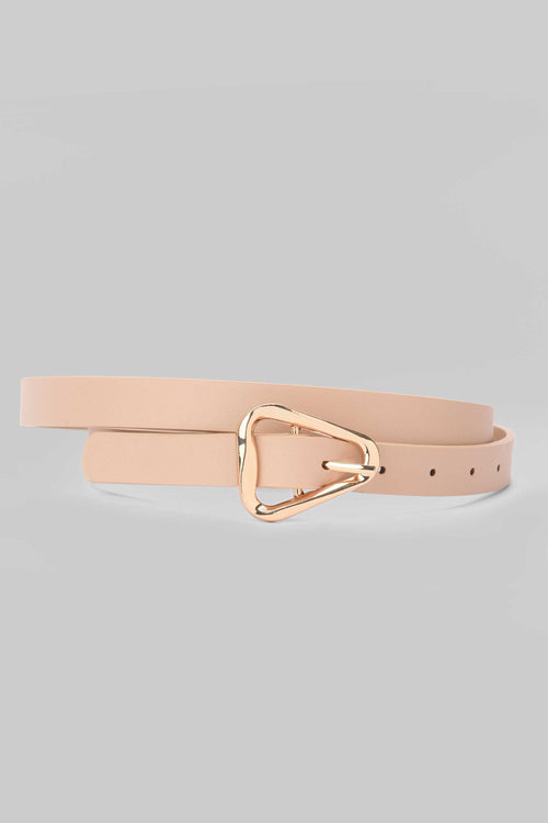 Triangle Buckle Skinny Belt Belt CIZARO - Cizaro Jeans