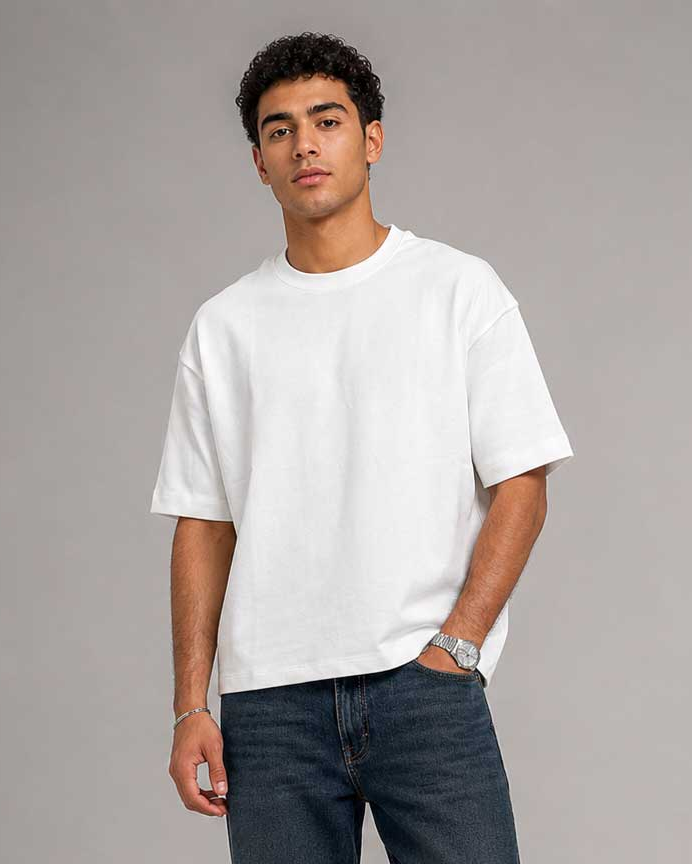 Relaxed Fit T-Shirt – White
