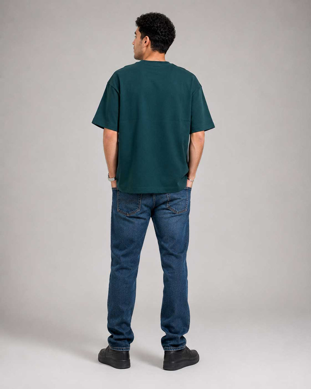 Relaxed Fit T-Shirt – Midnight Green