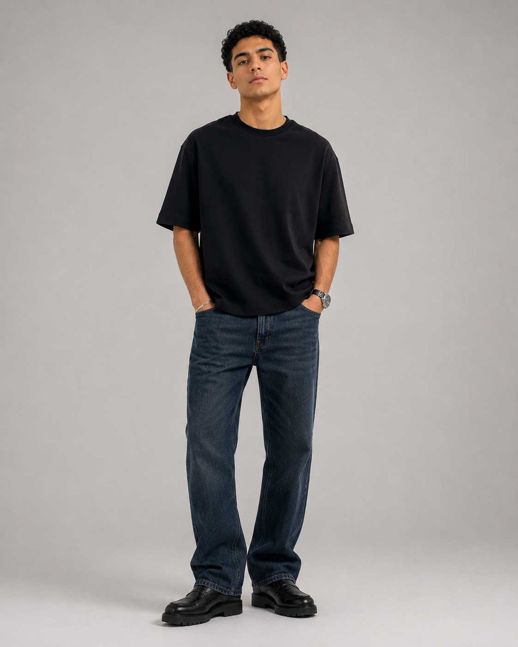 Relaxed Fit T-Shirt – Black