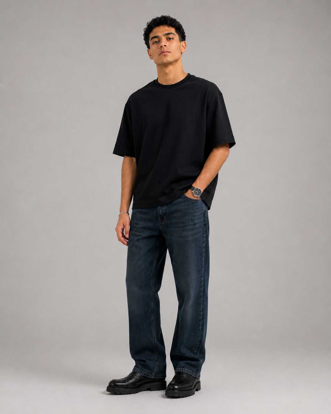 Relaxed Fit T-Shirt – Black