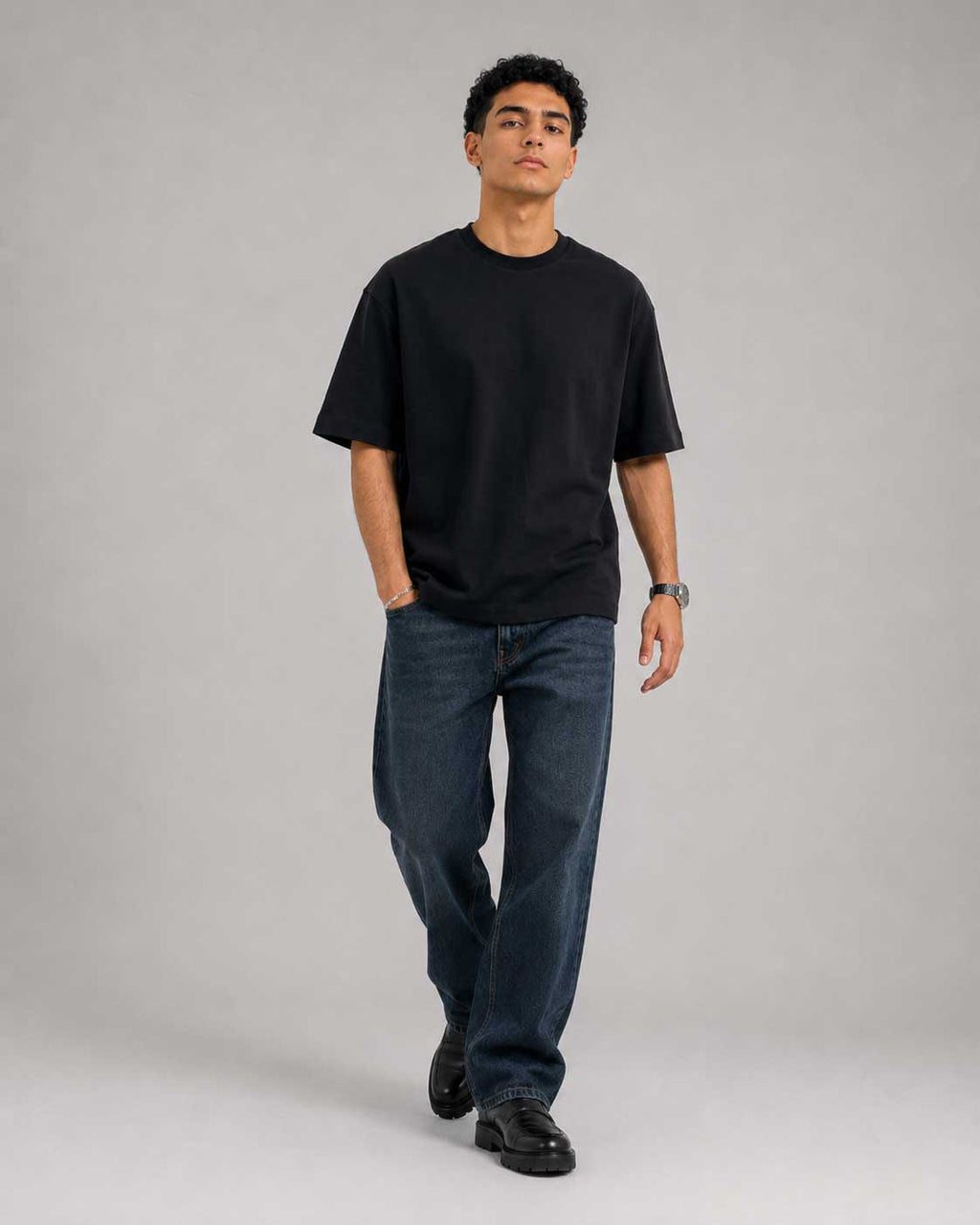 Relaxed Fit T-Shirt – Black