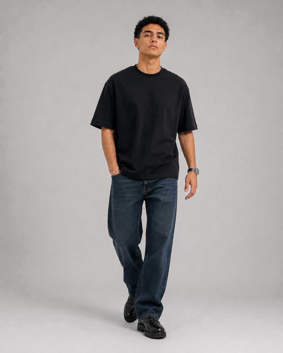 Relaxed Fit T-Shirt – Black
