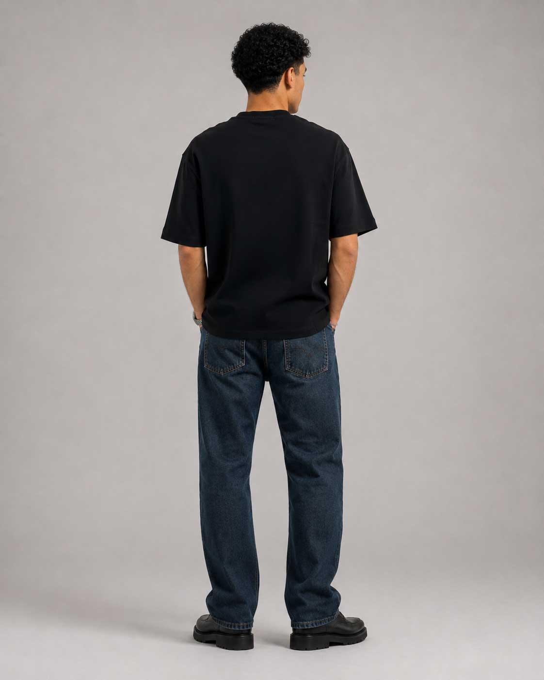 Relaxed Fit T-Shirt – Black