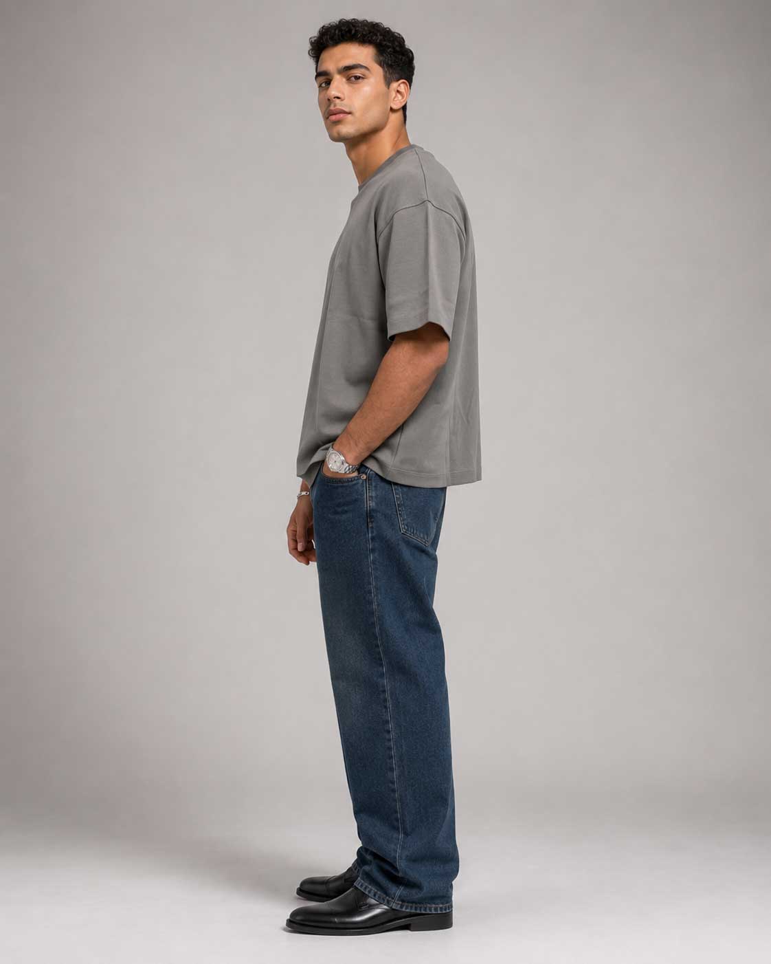 Relaxed Fit T-Shirt – Grey