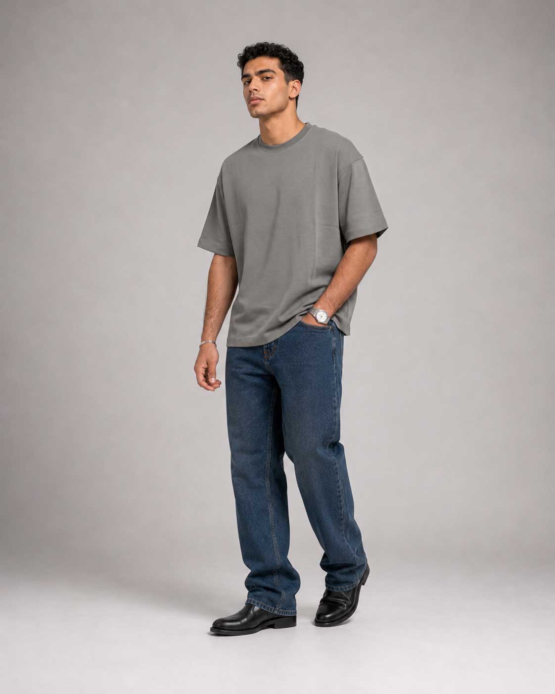 Relaxed Fit T-Shirt – Grey