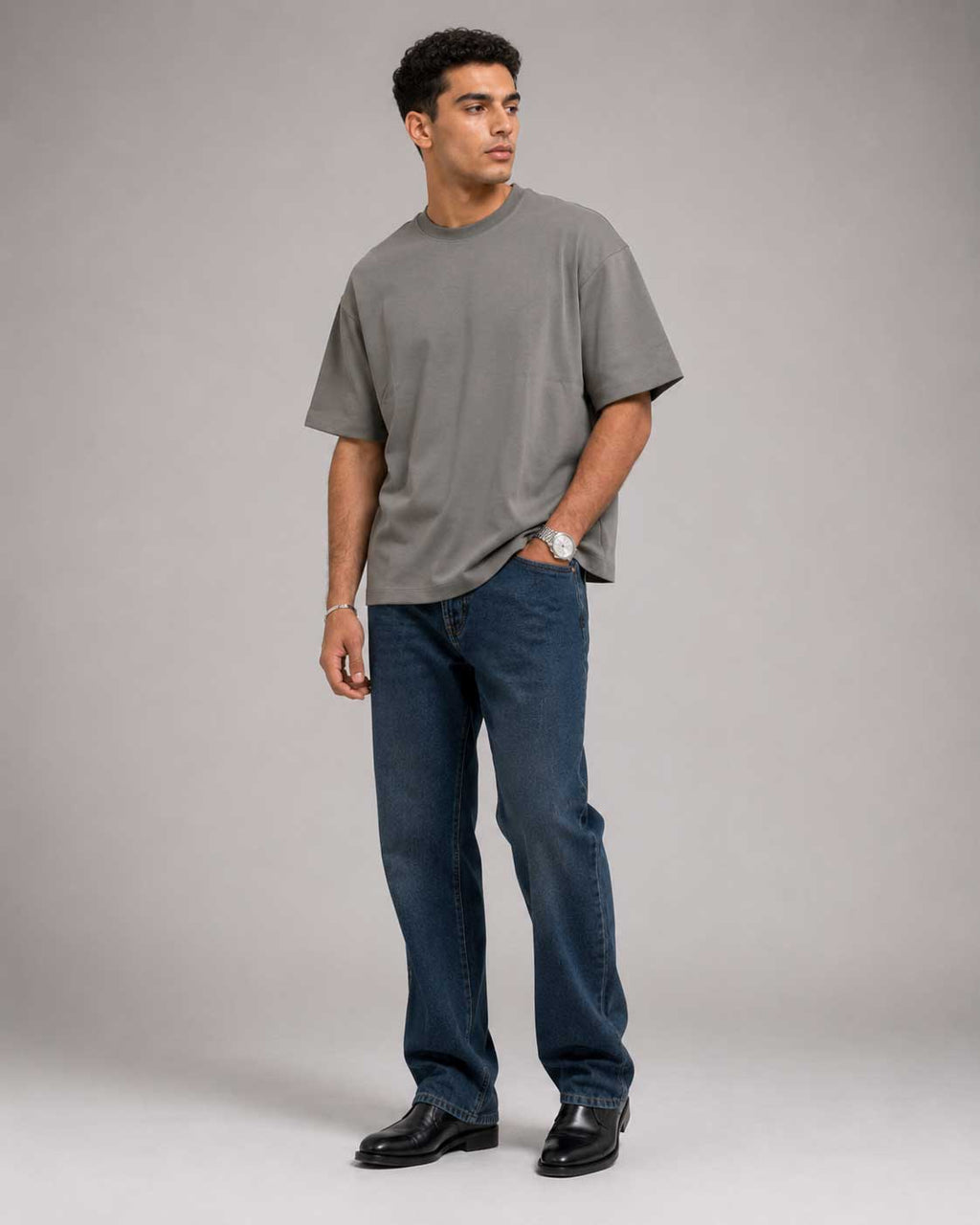 Relaxed Fit T-Shirt – Grey