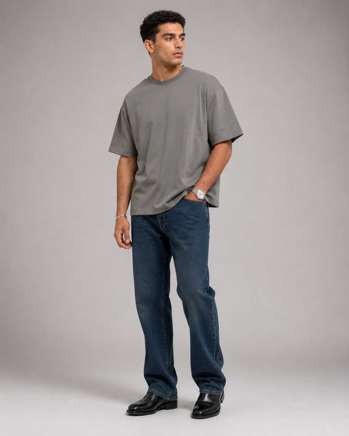 Relaxed Fit T-Shirt – Grey