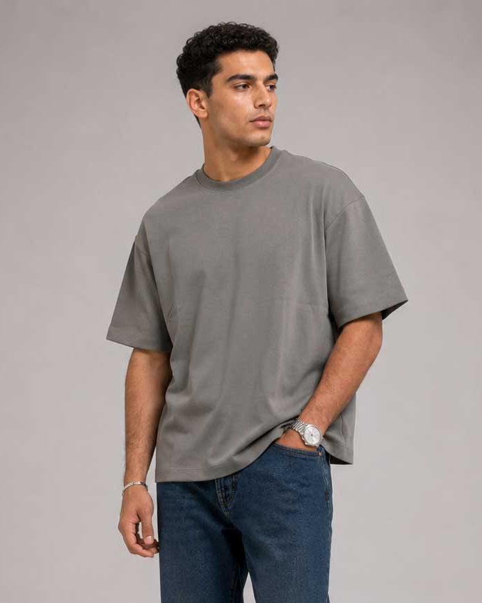 Relaxed Fit T-Shirt – Grey