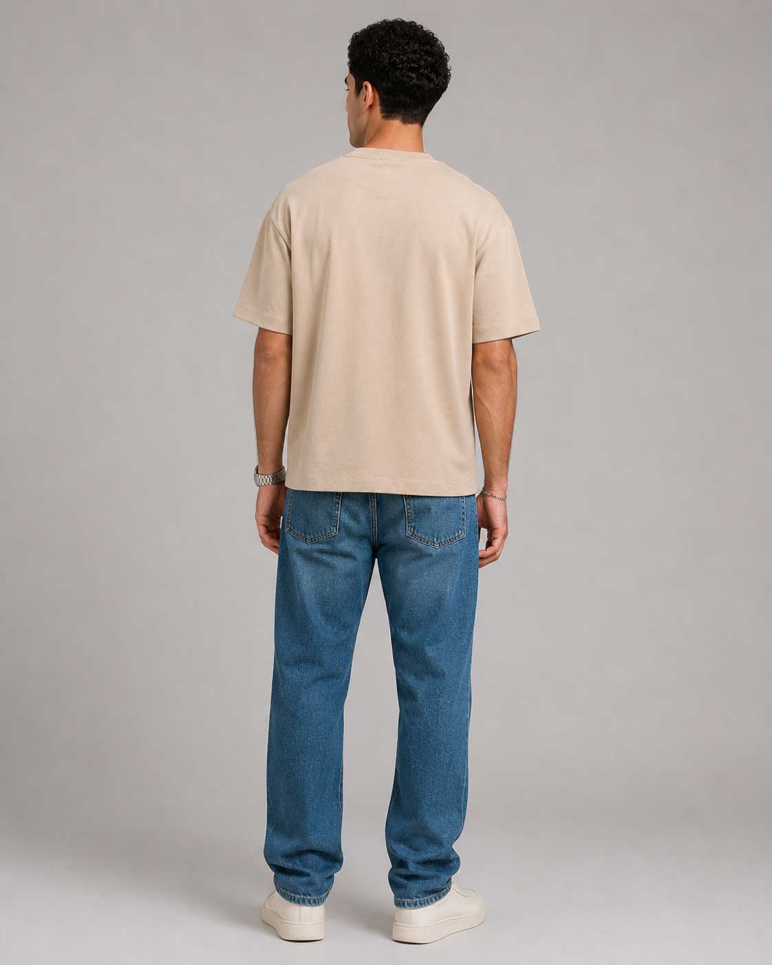 Relaxed Fit T-Shirt – Soft Sand