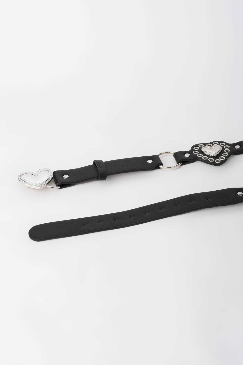 Heart Stud Belt – Black