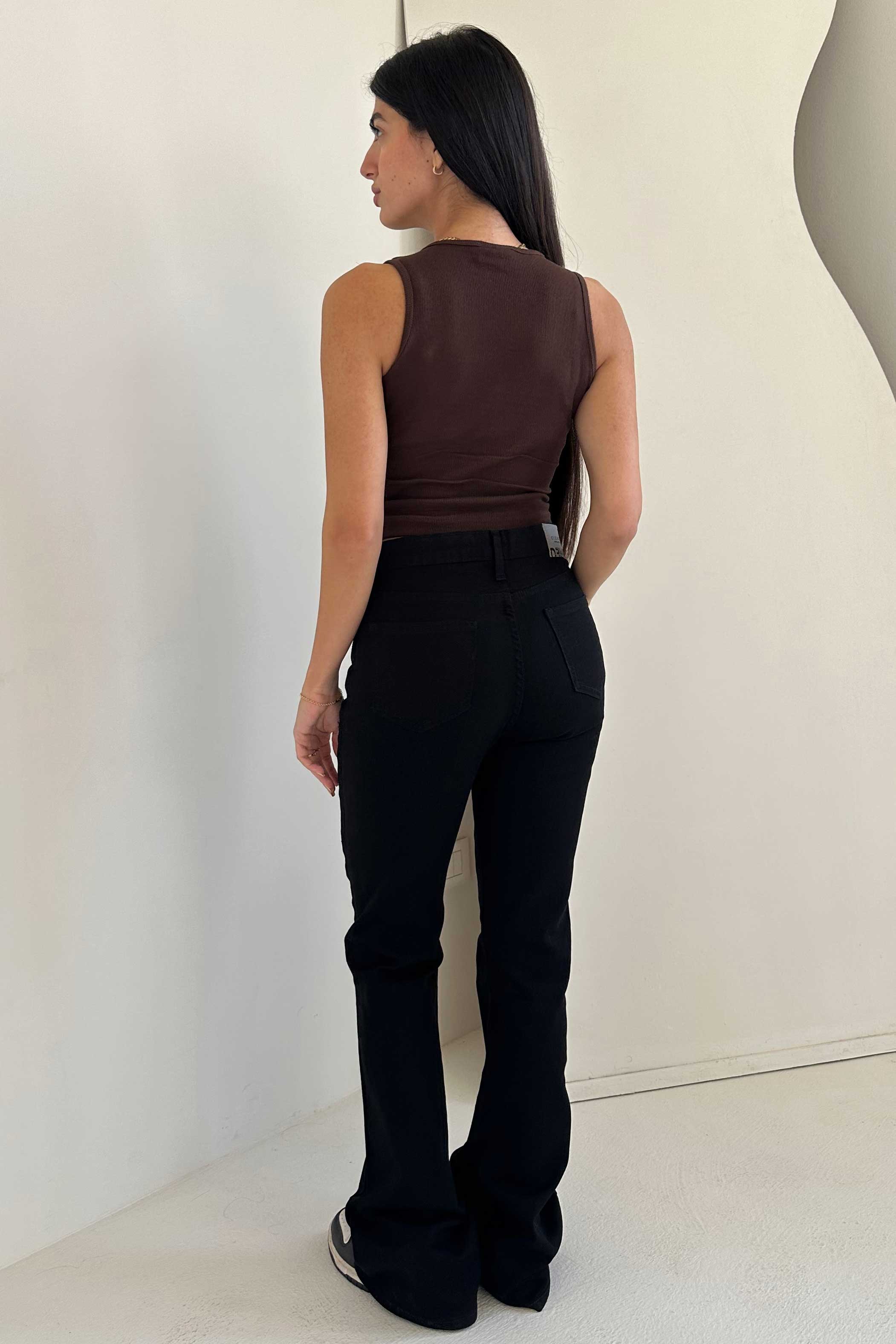 Flared - High-Waist Black. Flare CIZARO - Cizaro Jeans