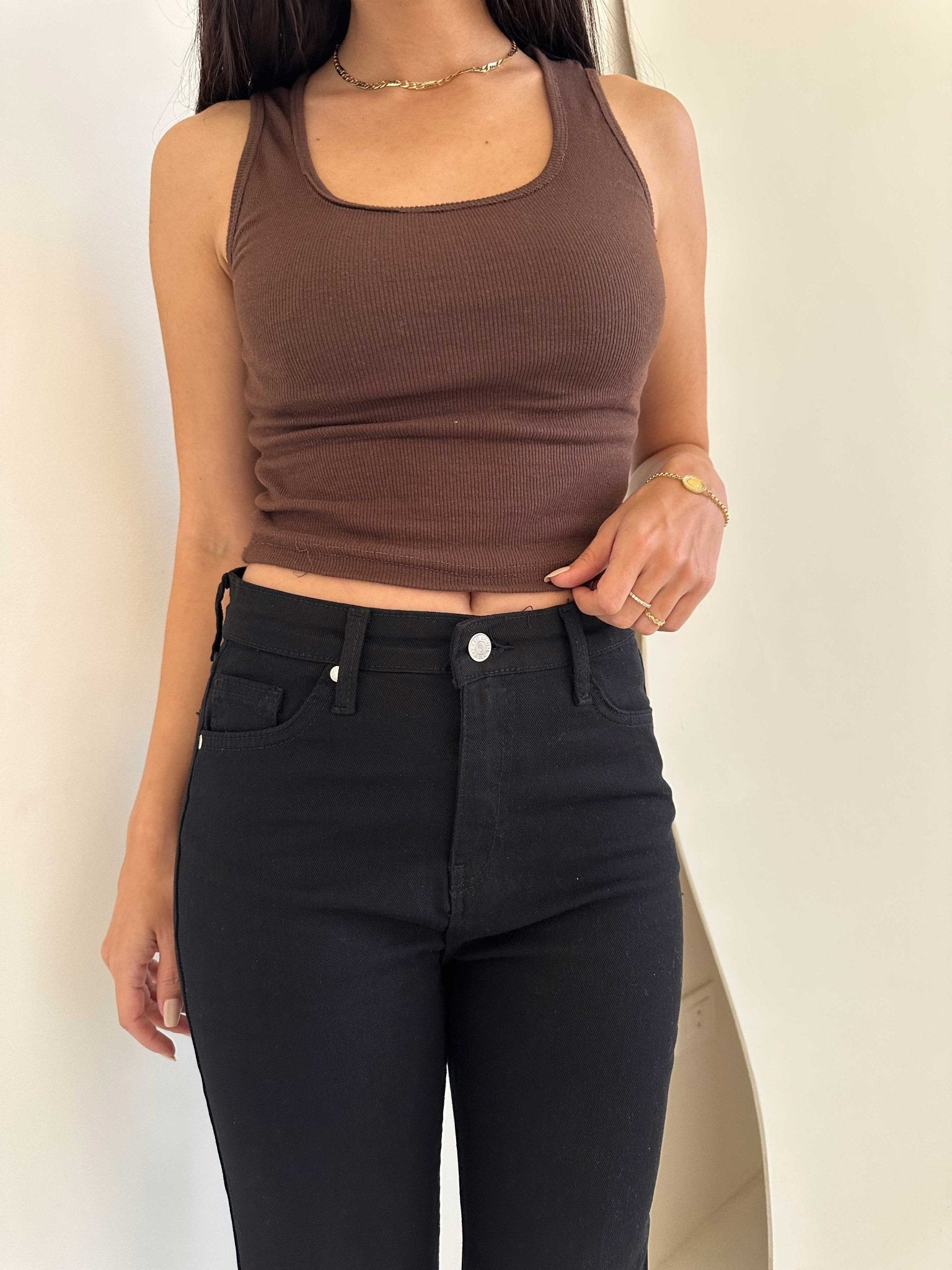 Flared - High-Waist Black. Flare CIZARO - Cizaro Jeans