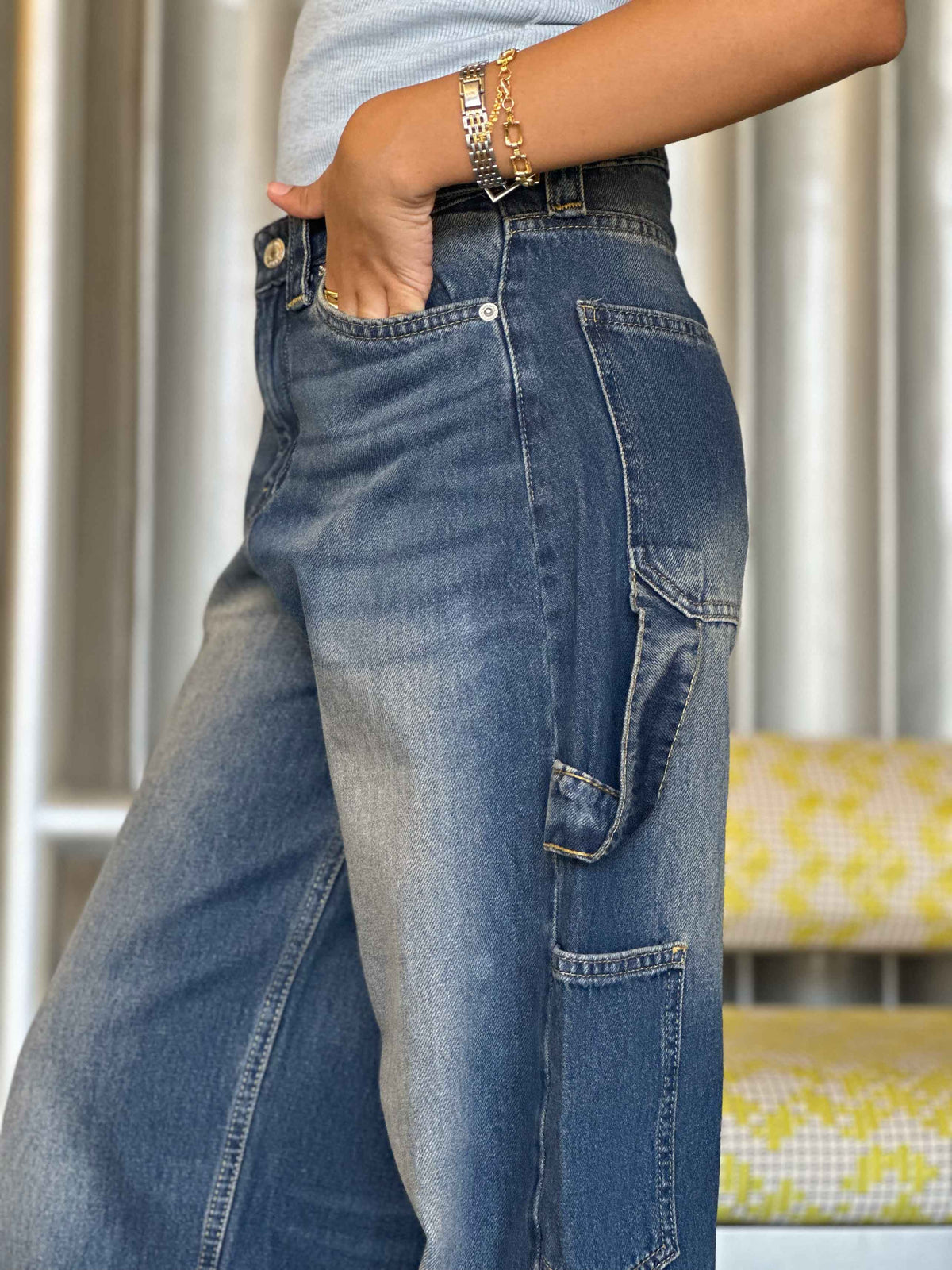 Carpenter - Mid Vintage Blue. Mom-Fit Cizaro - Cizaro Jeans