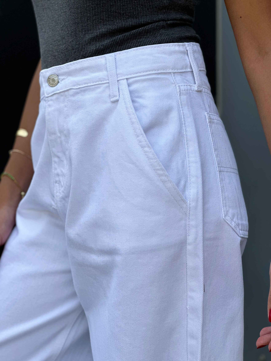 Skater - High Waist White. Skater CIZARO    - Cizaro Jeans