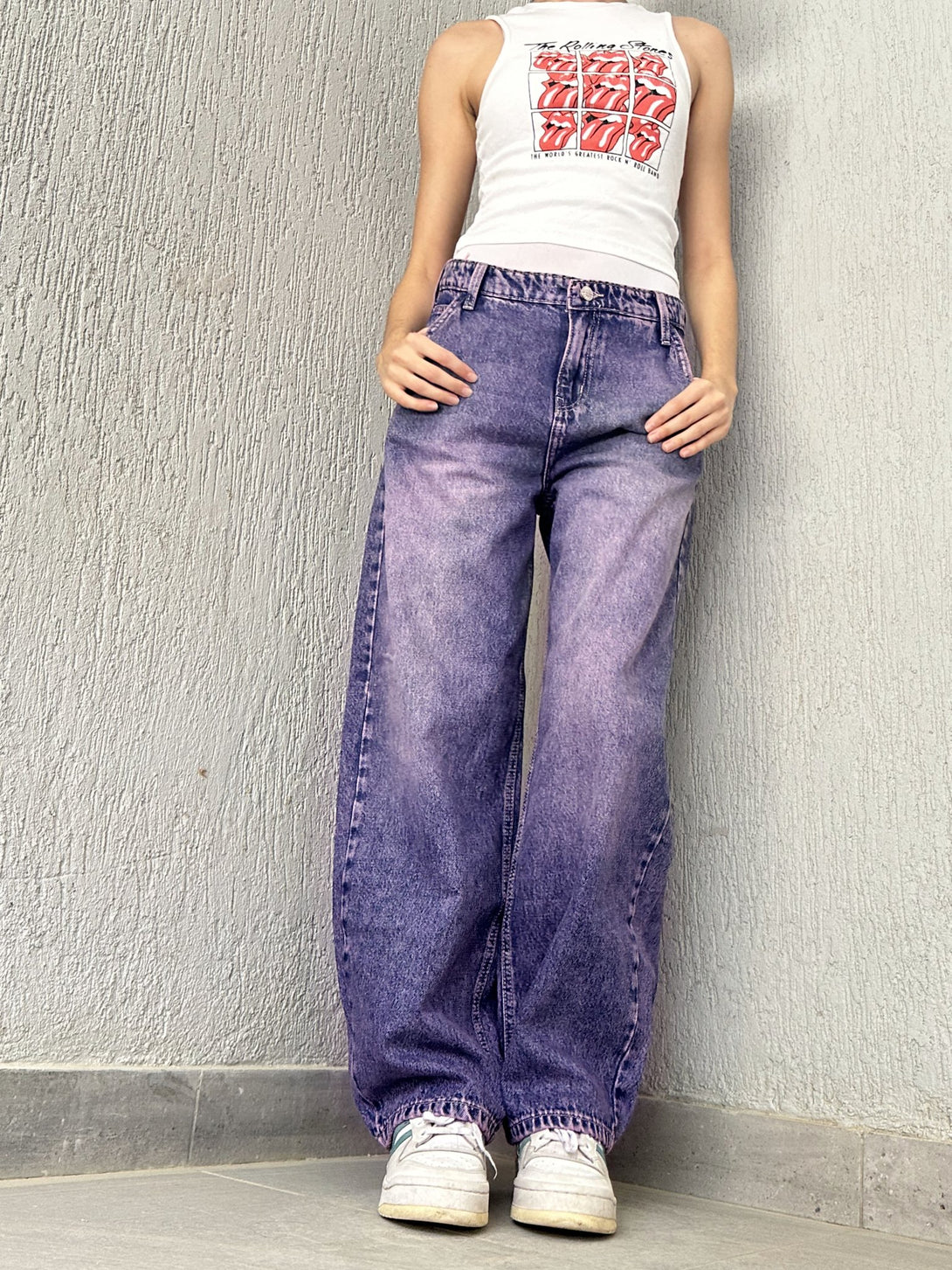 Skater - Vintage Pink Jeans. Skater CIZARO    - Cizaro Jeans