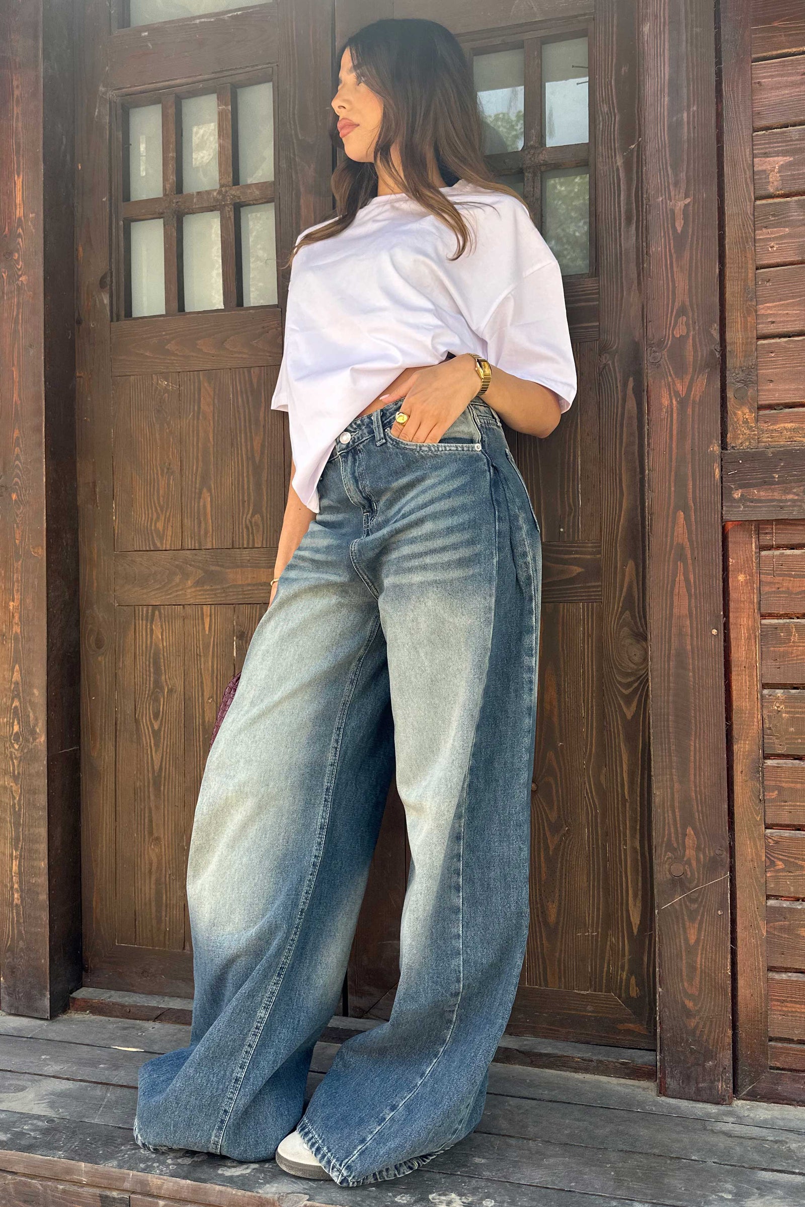 Super Baggy - Retro Blue Jeans Baggy CIZARO - Cizaro Jeans