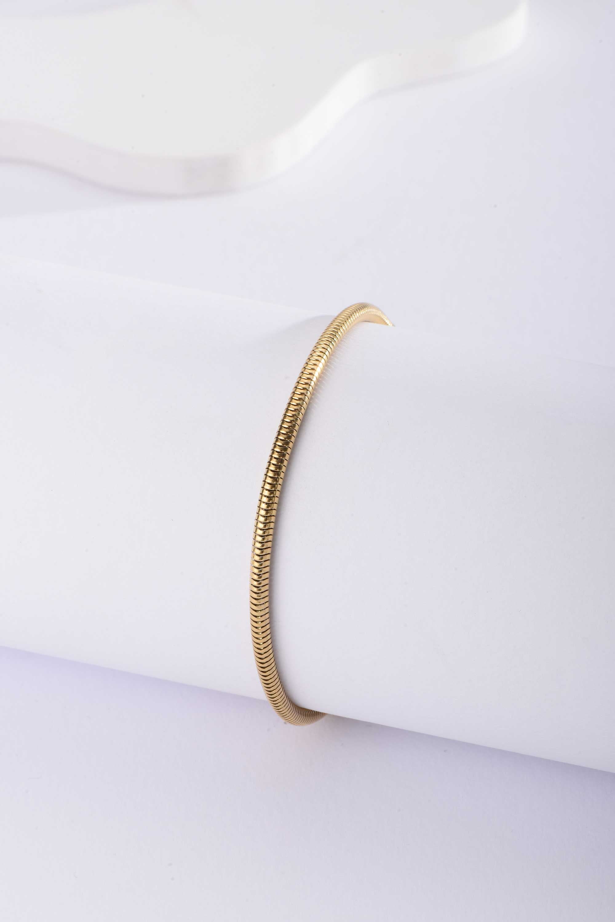 Stainless Steel Bracelet | Gold Snake Chain Bracelet Accessories CIZARO - Cizaro Jeans
