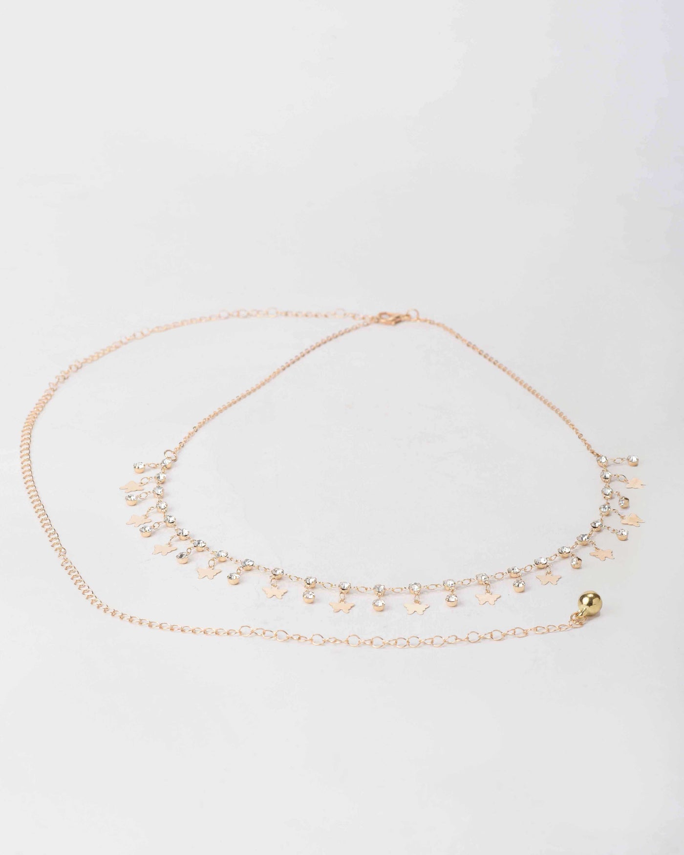 Gold Charm Chain Belt