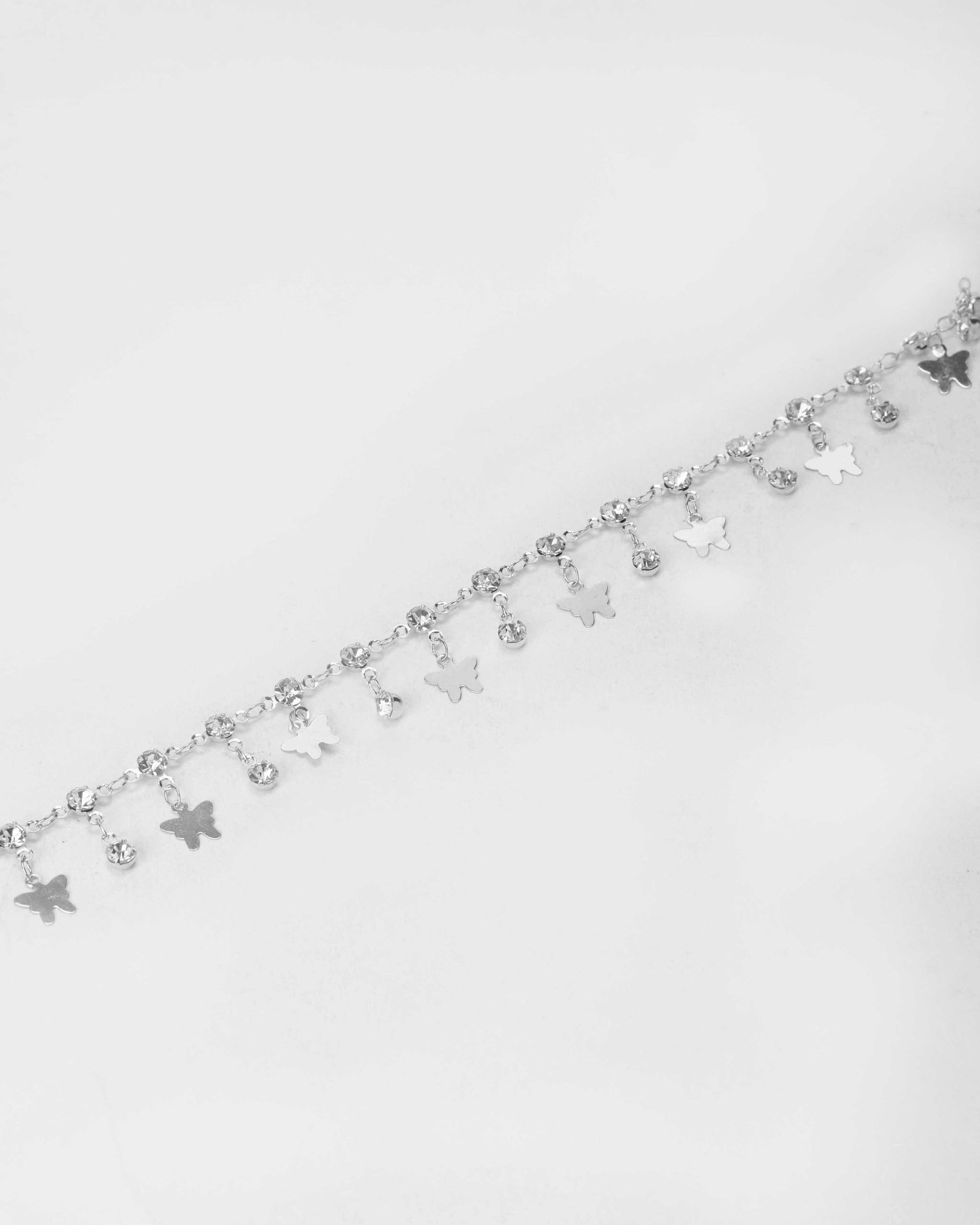 Silver Charm Chain Belt Belt CZBELT - Cizaro Jeans