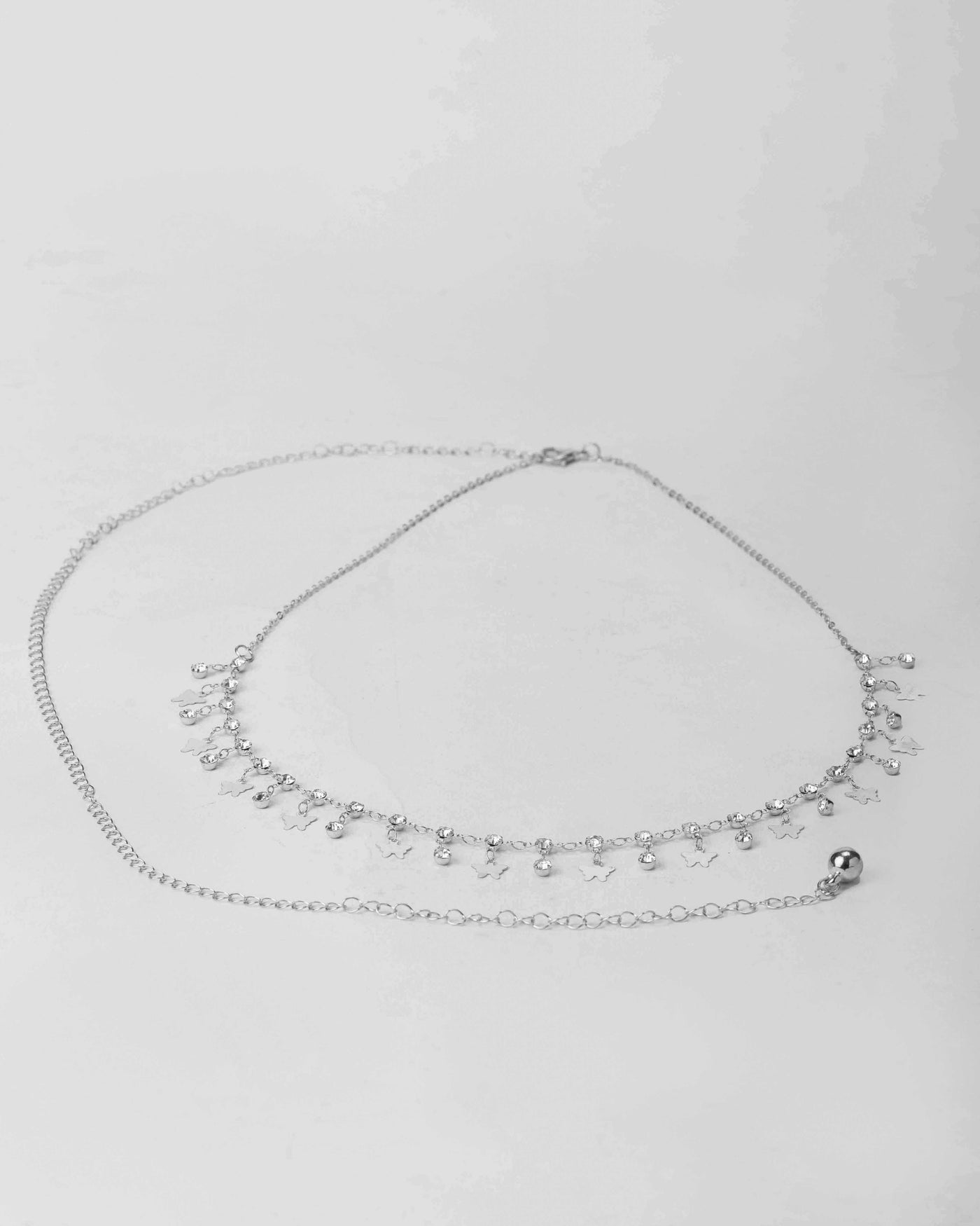 Silver Charm Chain Belt