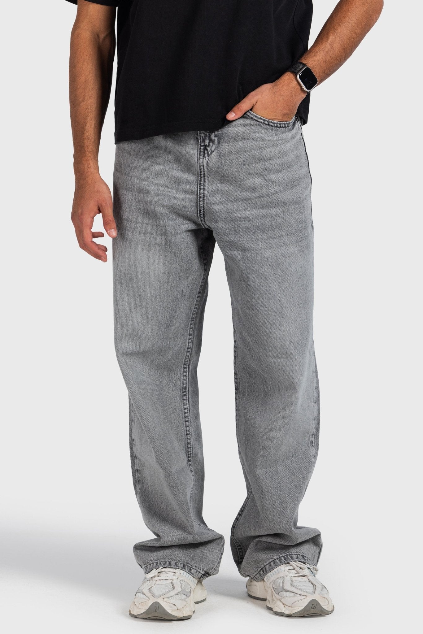 Baggy – Light Grey Jeans baggy CIZARO - Cizaro Jeans