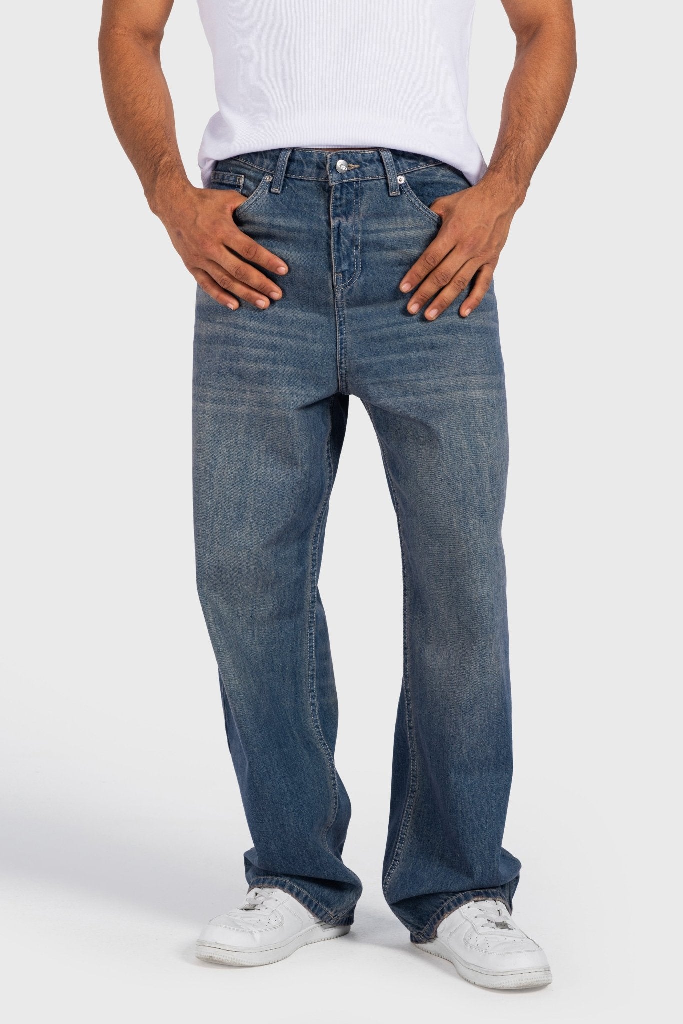 Baggy – Vintage Blue Jeans baggy CIZARO - Cizaro Jeans