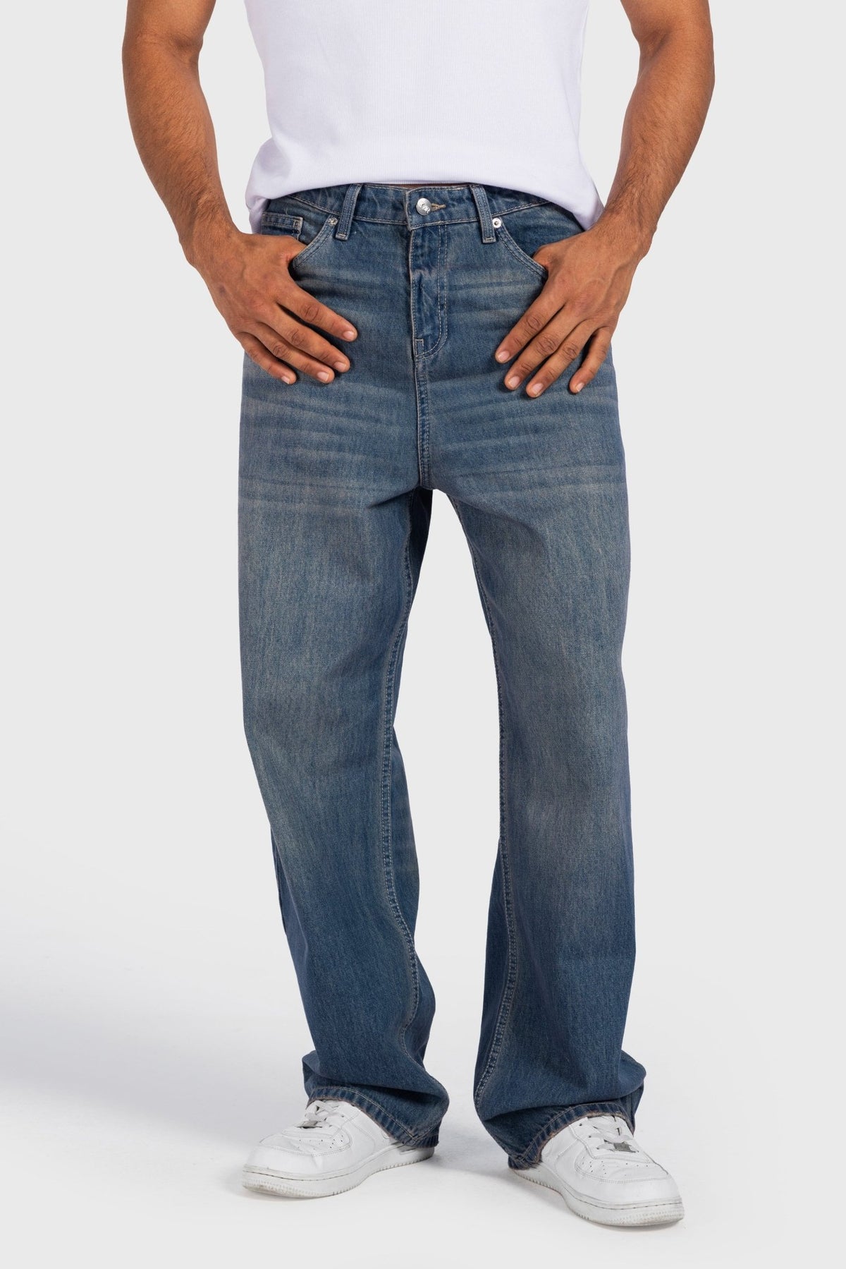 Baggy – Vintage Blue Jeans Baggy CIZARO - Cizaro Jeans