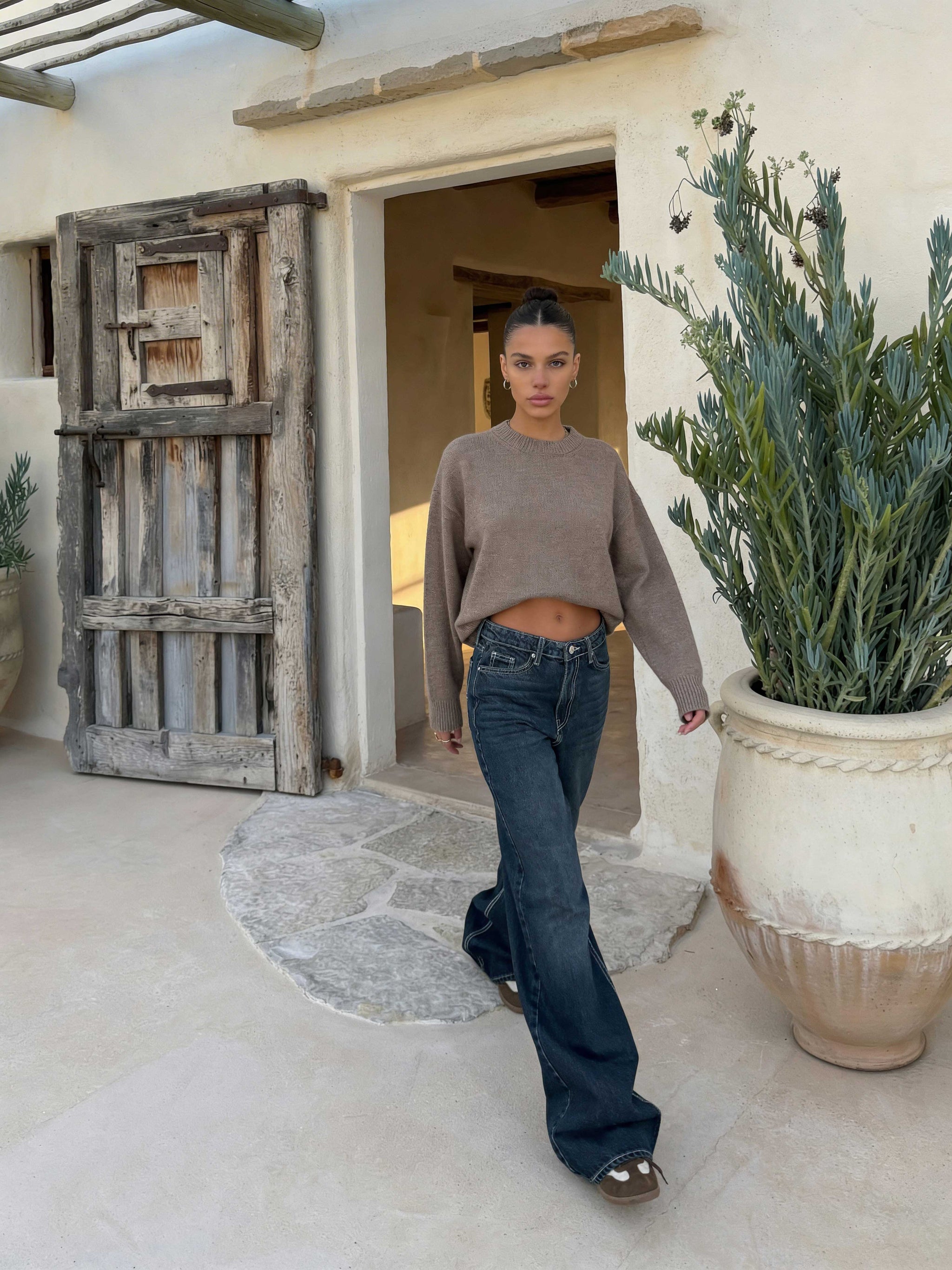 Baggy – High-Waist Vintage Blue Jeans Baggy CIZARO - Cizaro Jeans