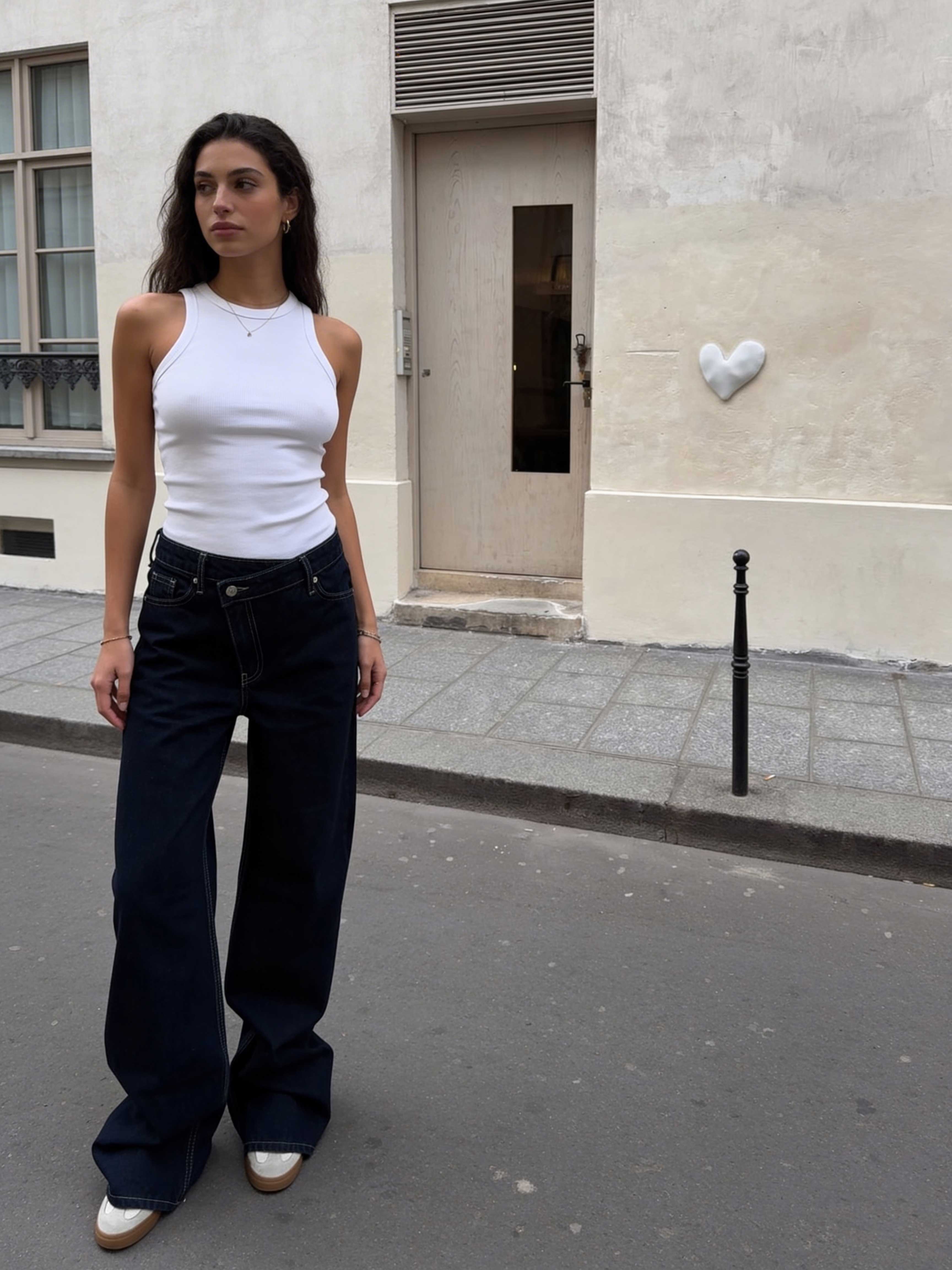 Crossover Baggy – Mid-Rise Raw Denim Jeans