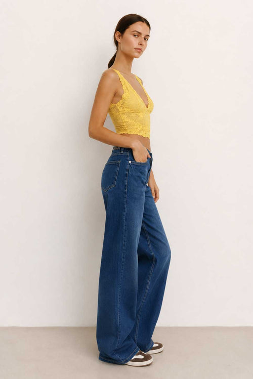 Baggy low-Waist Ocean Blue Jeans