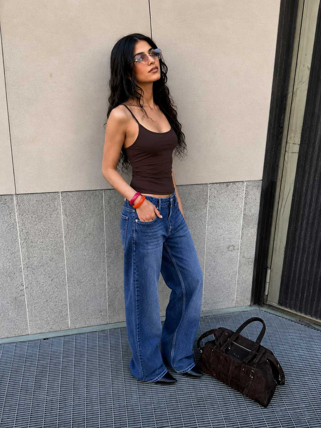Baggy – Low-Waist Deep Ocean Blue Jeans
