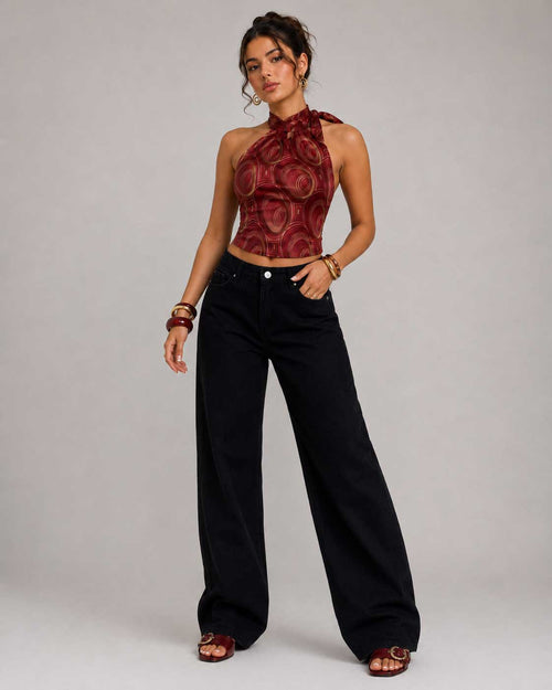 Baggy High Waist – Black Jeans