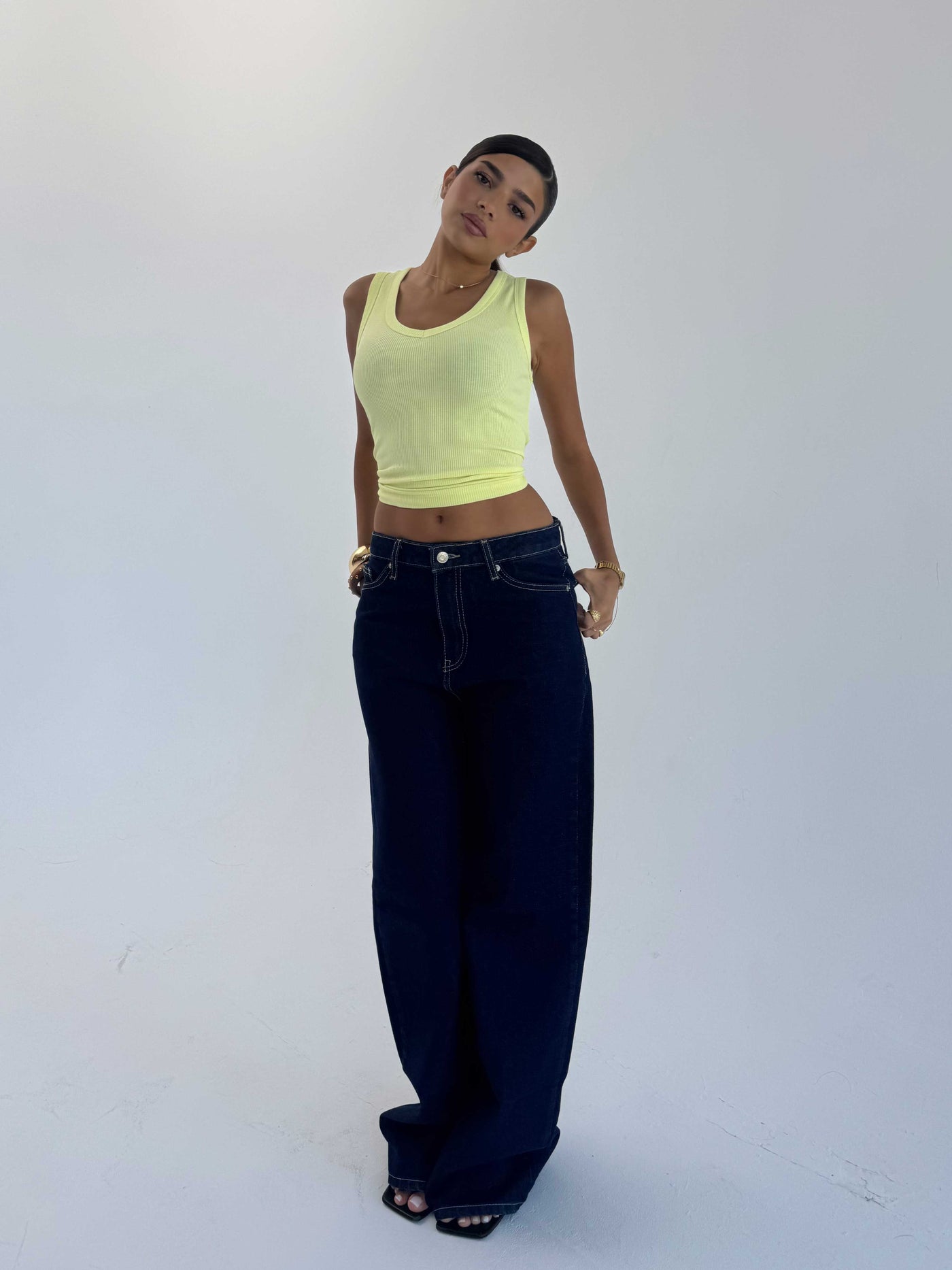 Baggy High waist Raw denim Baggy CIZARO - Cizaro Jeans