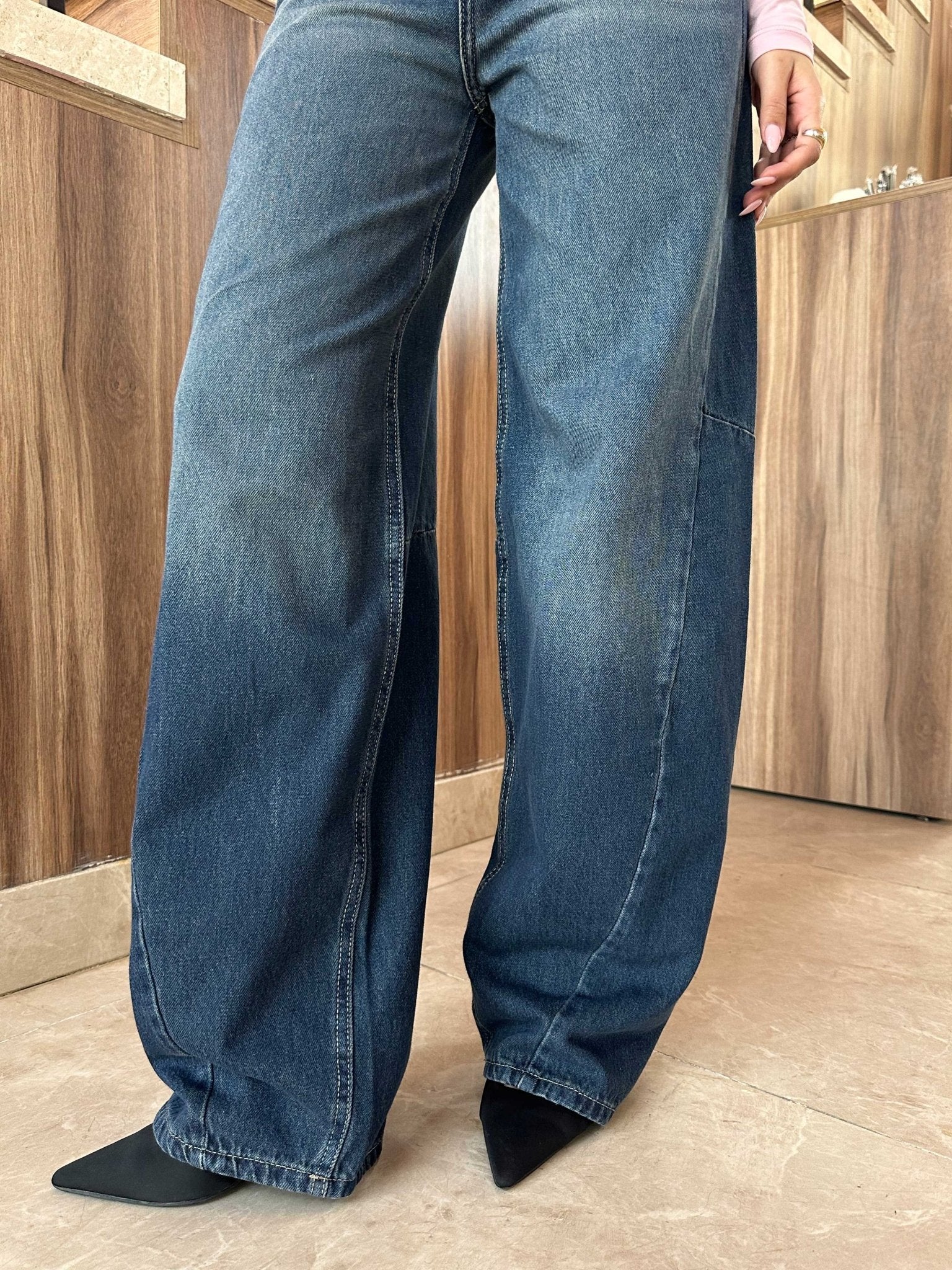 Balloon - Deep Vintage Blue Jeans. BALLOON CIZARO - Cizaro Jeans