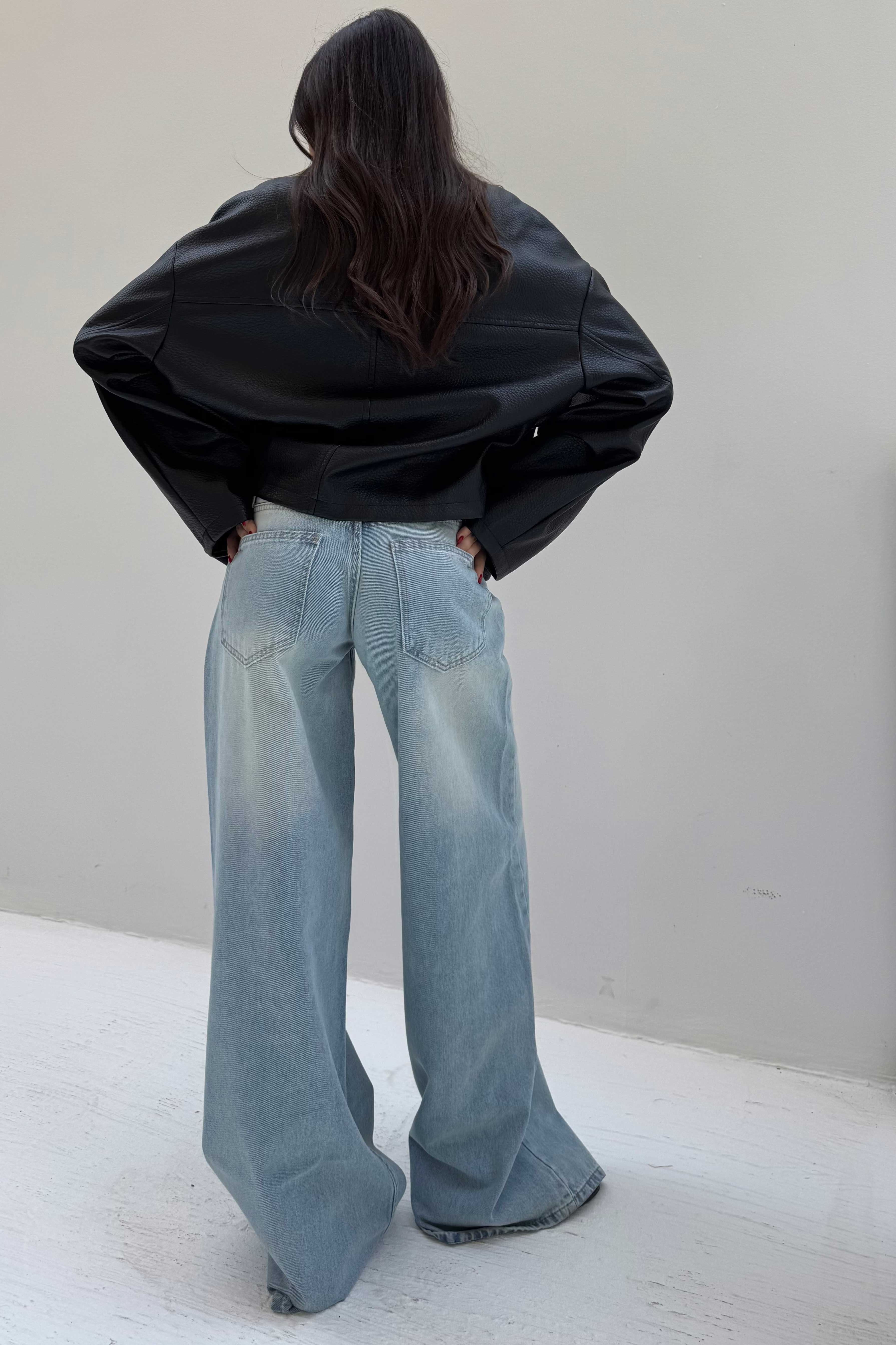 Super Baggy – Low-Waist Bright Blue Jeans Super Baggy CIZARO - Cizaro Jeans