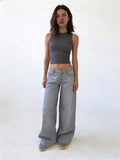 Baggy – Low-Waist Pale Grey Wash Jeans Baggy CIZARO - Cizaro Jeans