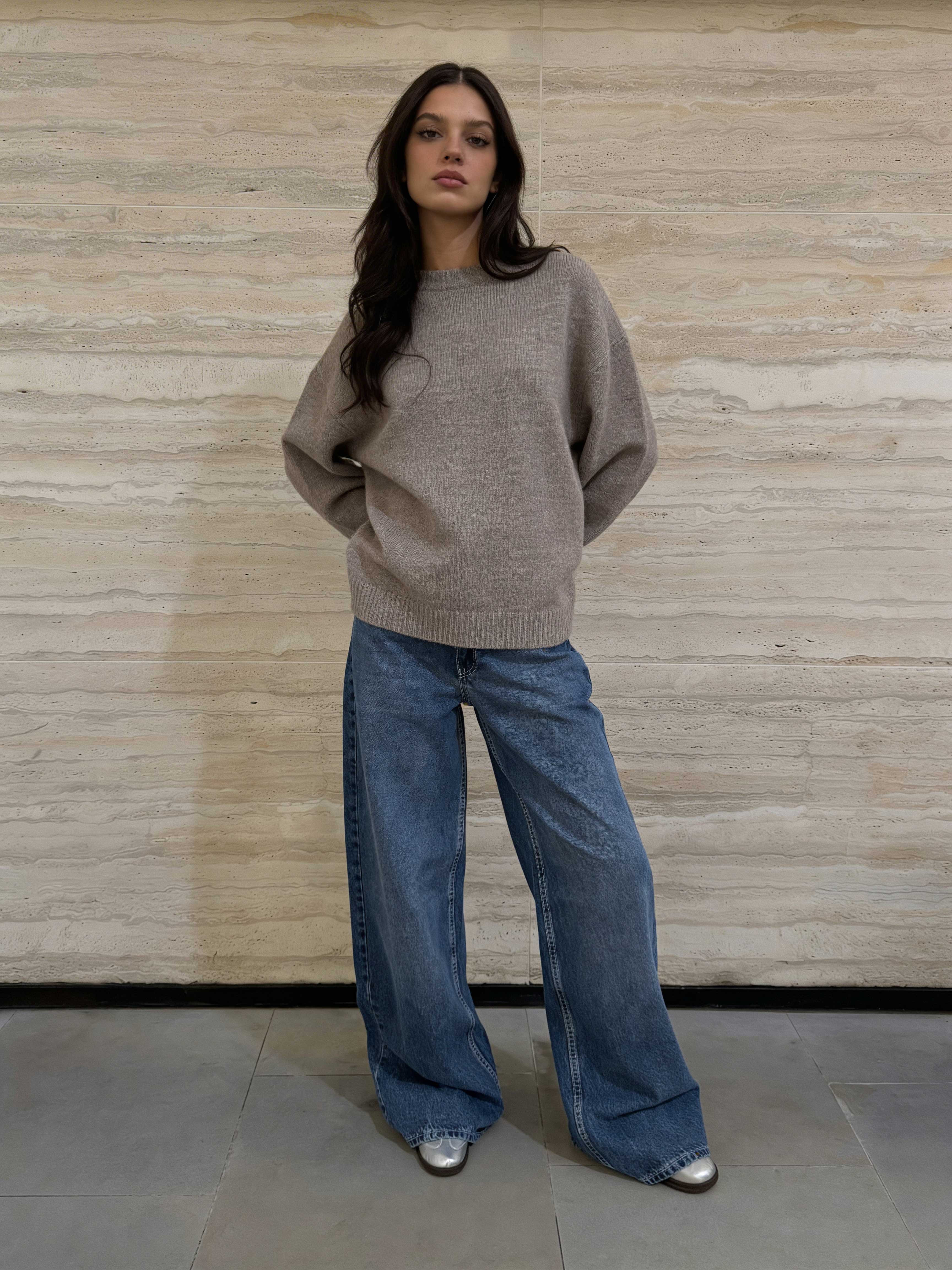 Baggy – Low-Waist Marine Blue Jeans