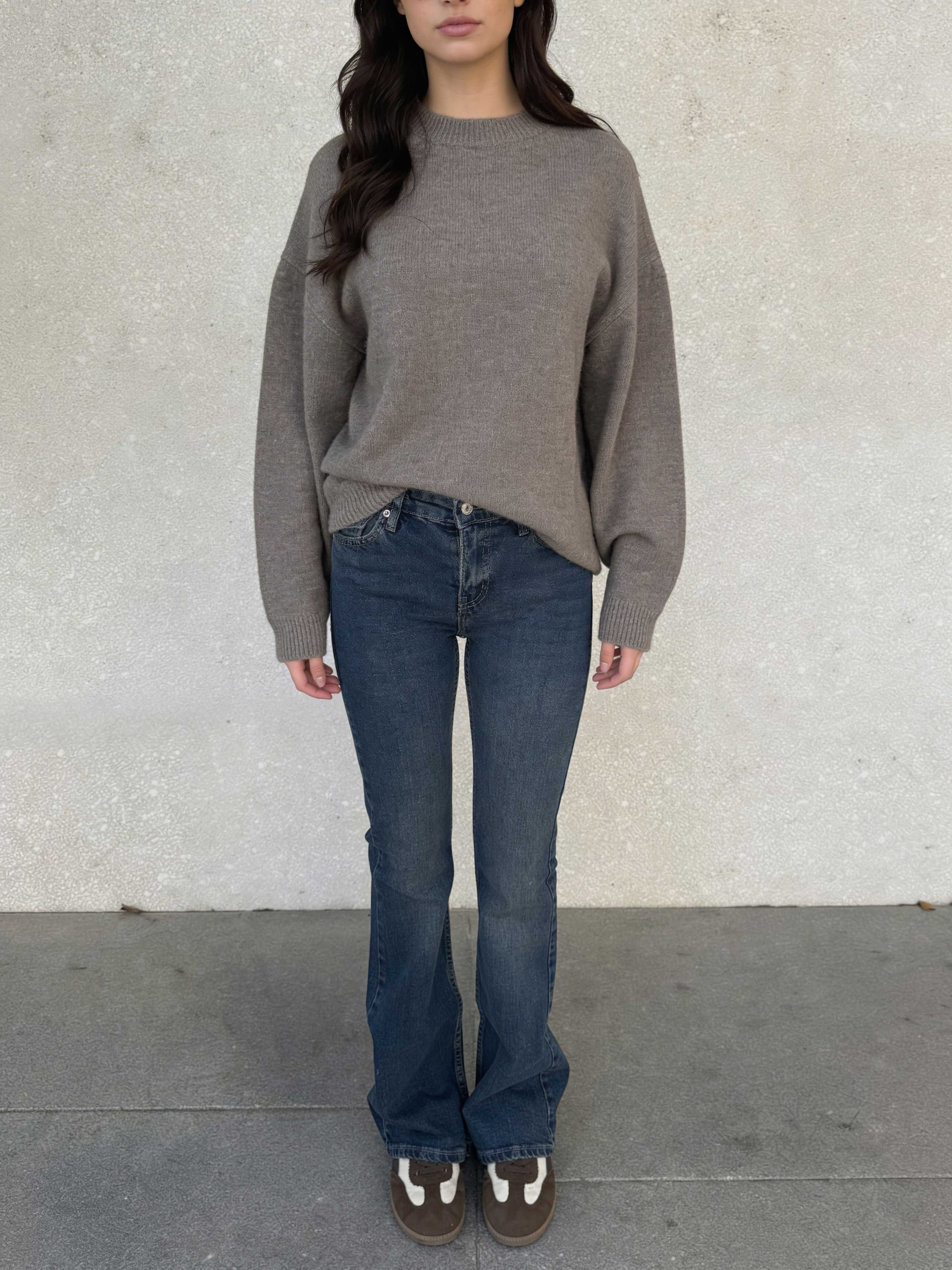 Retro Flare – Low-Waist Vintage Blue Jeans Flare CIZARO - Cizaro Jeans