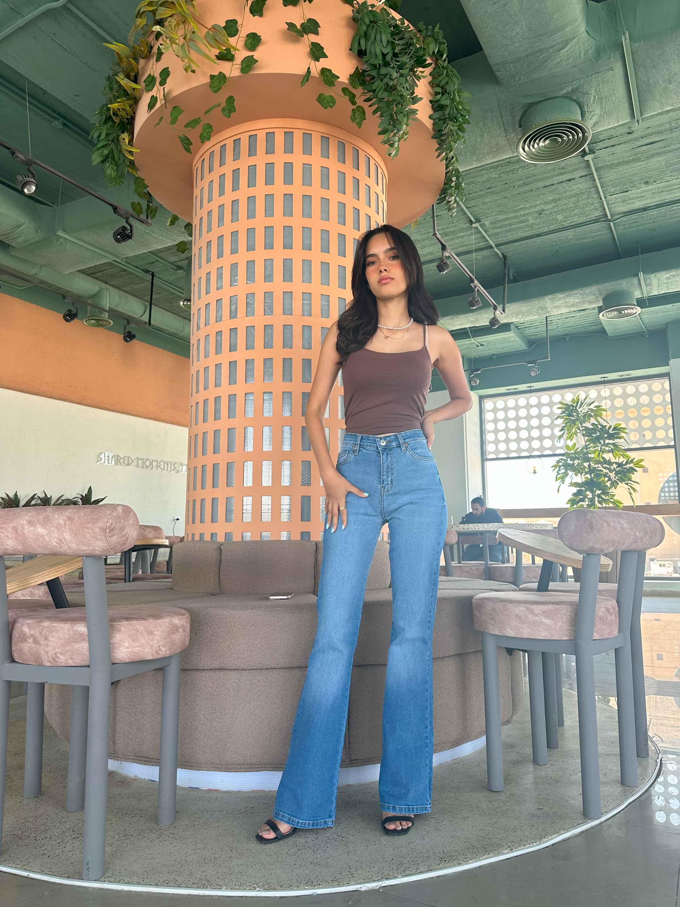 Flared - Light Blue. Flare CIZARO - Cizaro Jeans