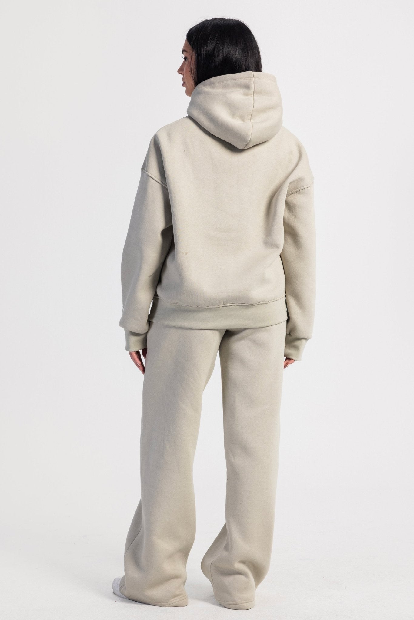 Oversized Hoodie – Beige Hoodie CIZARO - Cizaro Jeans
