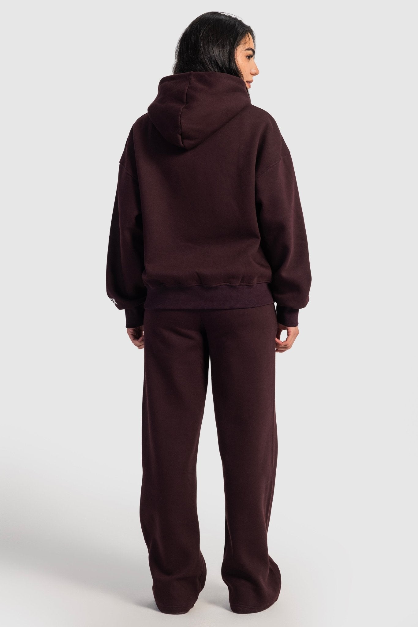 Oversized Hoodie – Burgundy Hoodie CIZARO - Cizaro Jeans