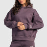 Oversized Hoodie – Dark Mauve
