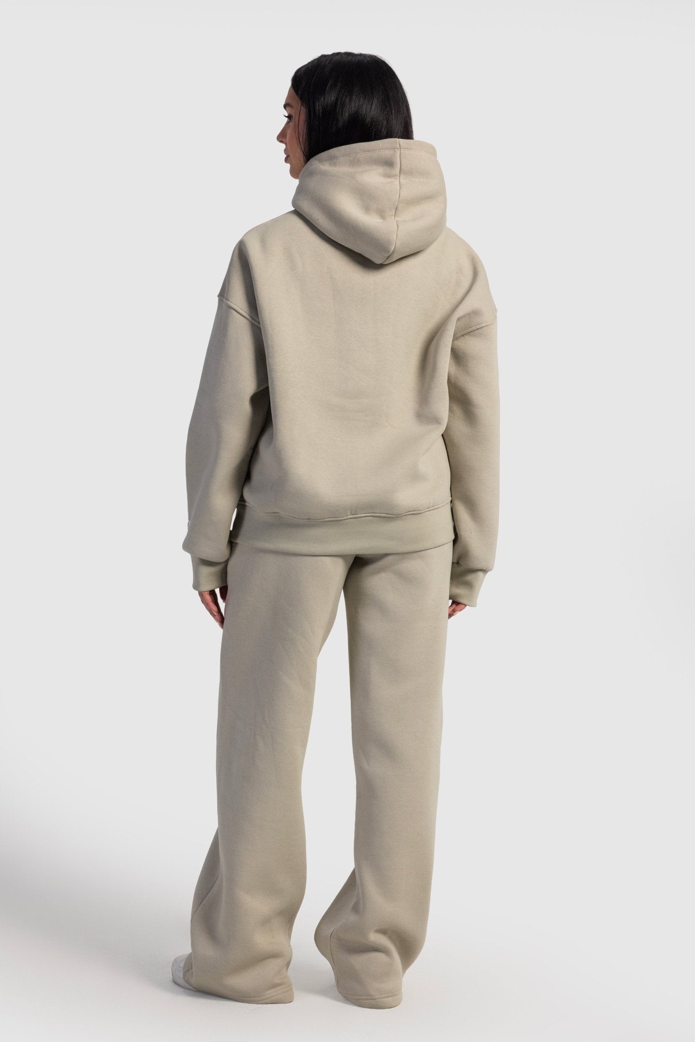 Oversized Hoodie – Ecru White Hoodie CIZARO - Cizaro Jeans