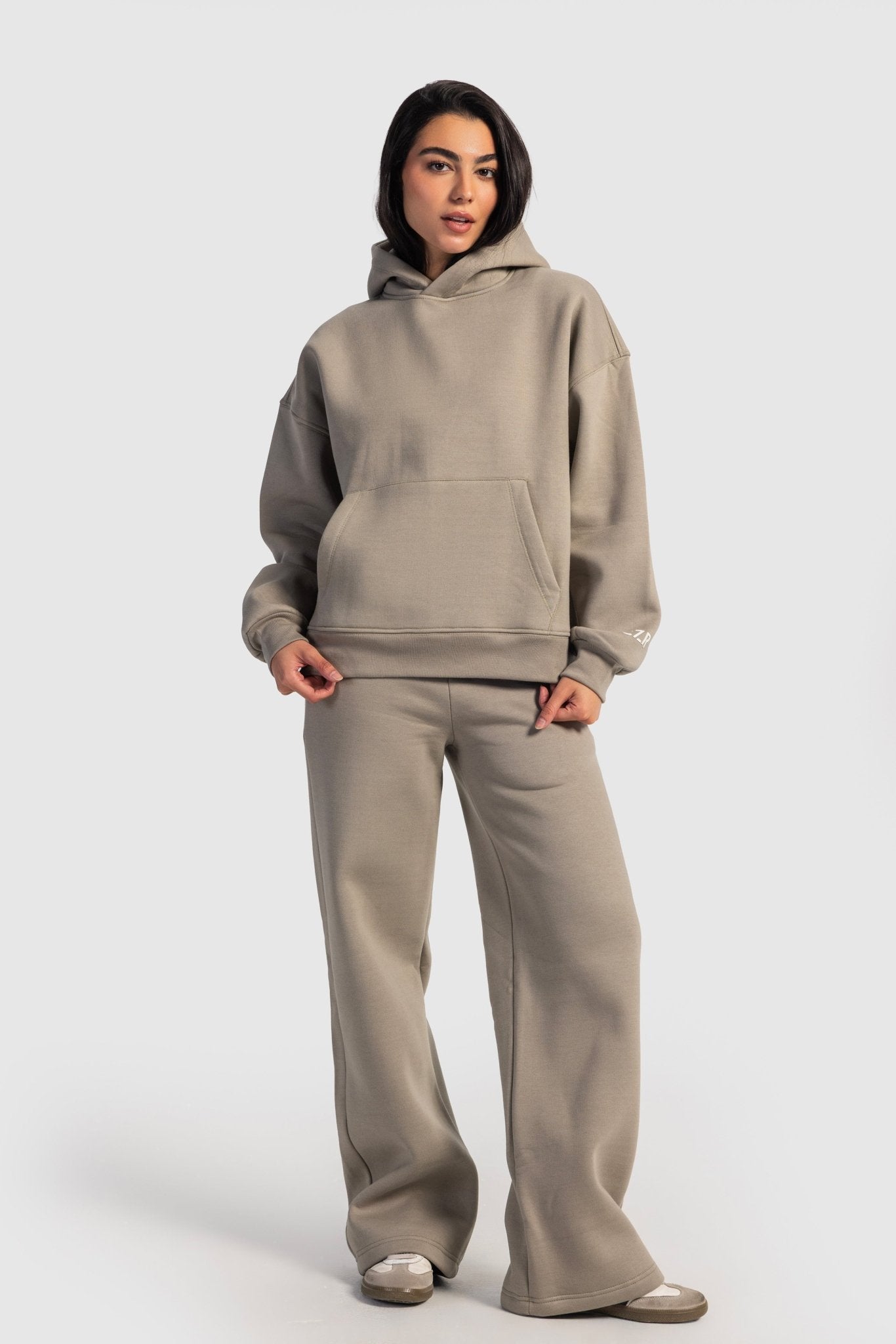 Oversized Hoodie – Olive Hoodie CIZARO - Cizaro Jeans