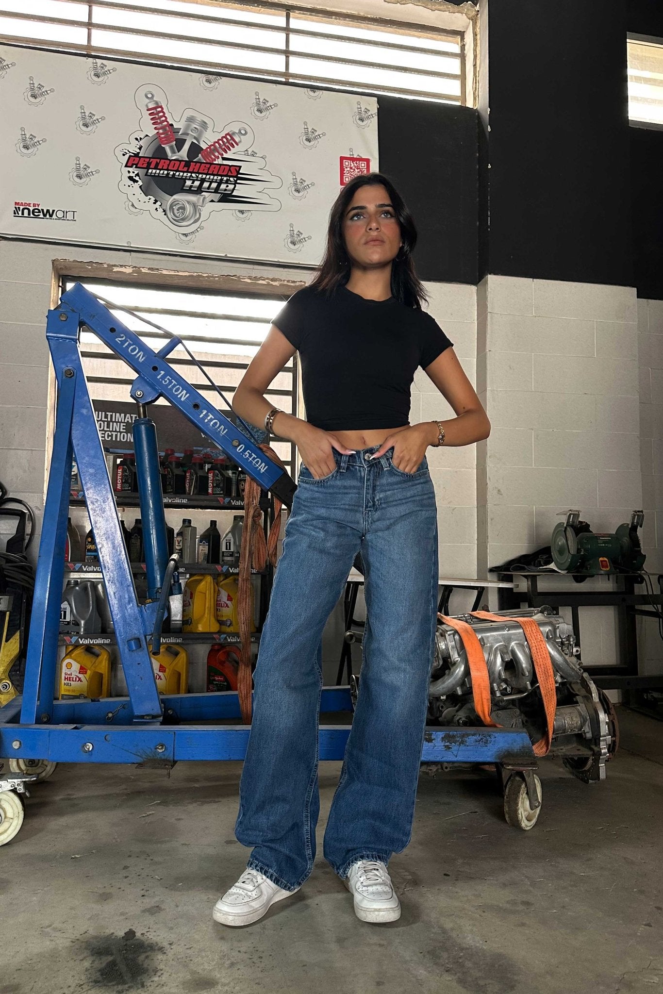 Straight - Mid Rise Medium Blue Jeans straight CIZARO - Cizaro Jeans