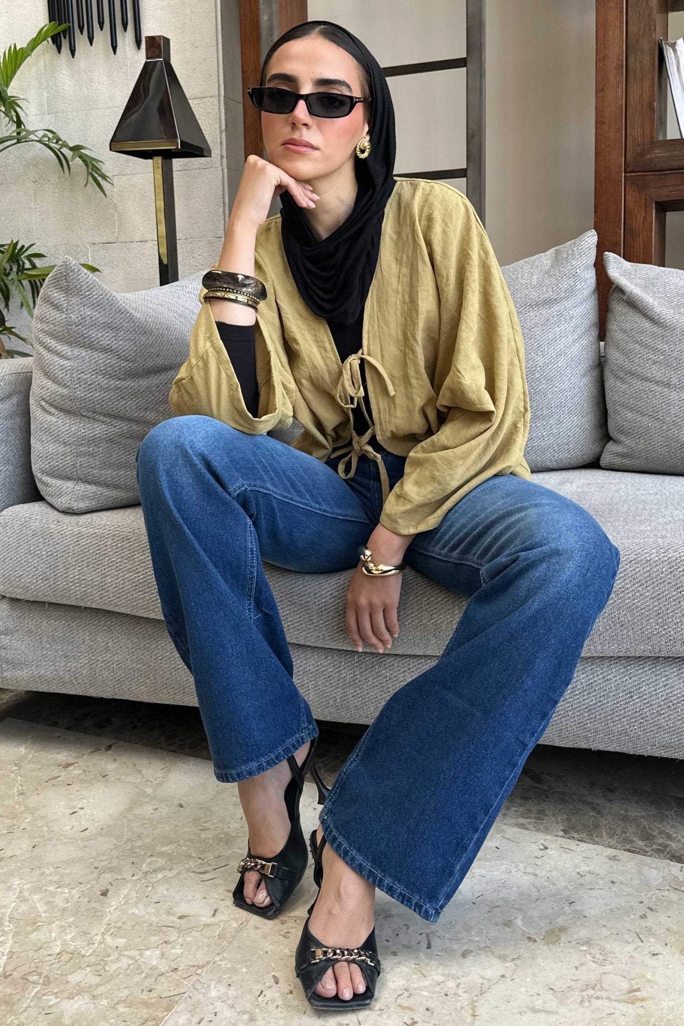 Straight - High-Waist Dark Blue Jeans straight CIZARO - Cizaro Jeans