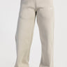 Wide-Leg Sweatpants In Beige