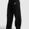 Wide-Leg Sweatpants In Black