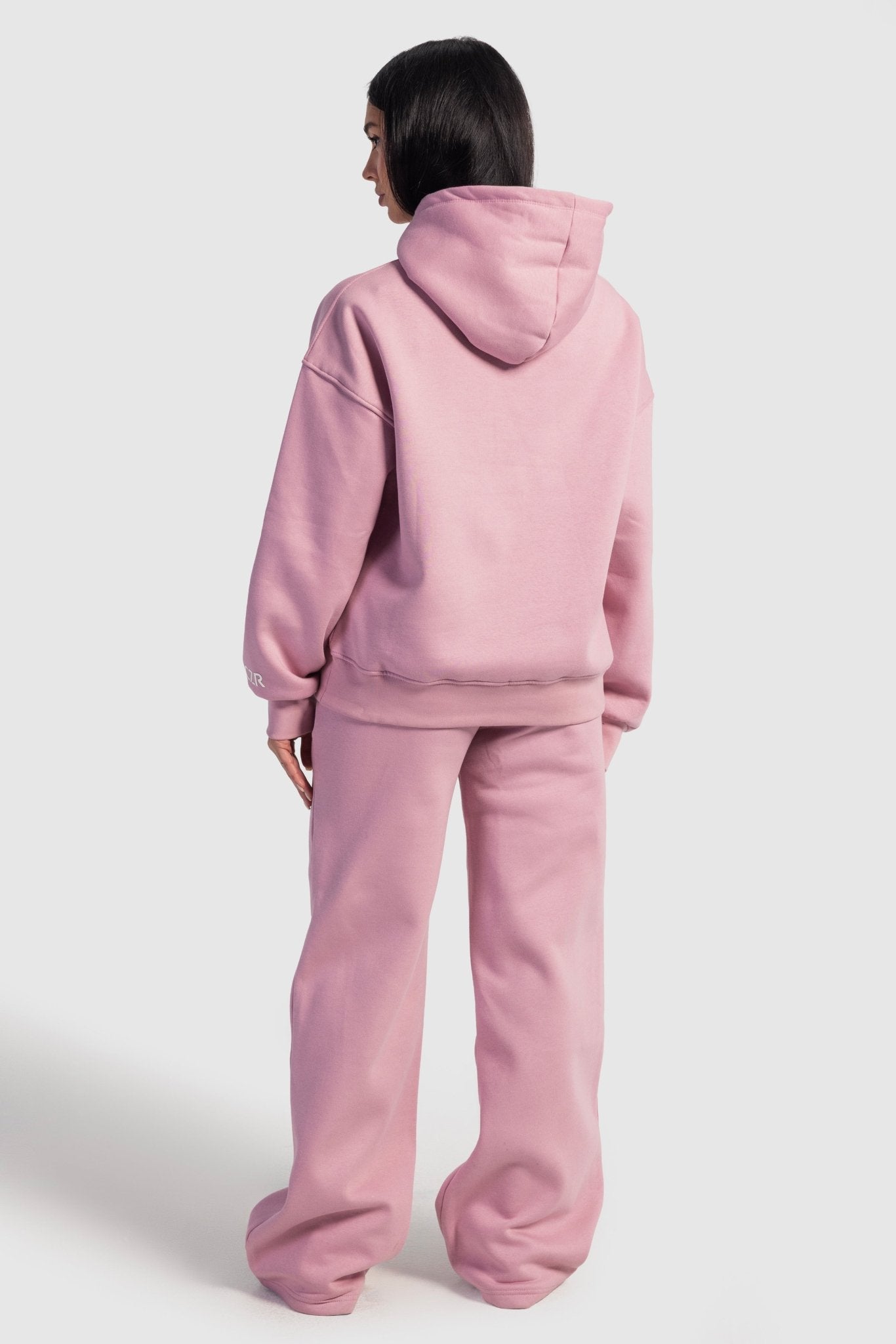 Wide-Leg Sweatpants In Soft Pink sweatpant CIZARO - Cizaro Jeans